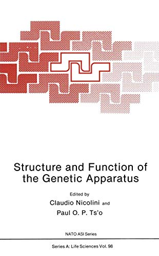 Structure and Function of the Genetic Apparatus by Claudio Nicolini ISBN 9781468450262