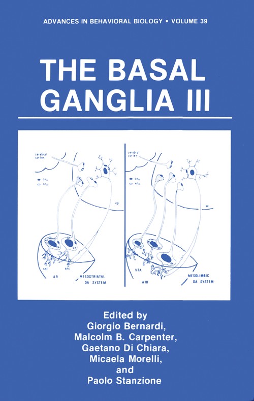 The Basal Ganglia III by Giorgio Bernardi ISBN 9781468458732