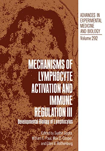 Mechanisms of Lymphocyte Activation and Immune Regulation III by Sudhir Gupta ISBN 9781468459456