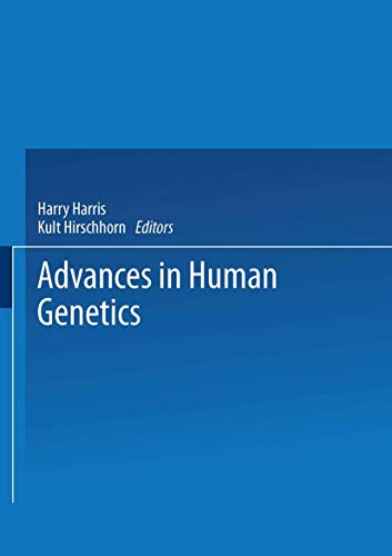 Advances in Human Genetics by Harry Harris ISBN 9781475706222