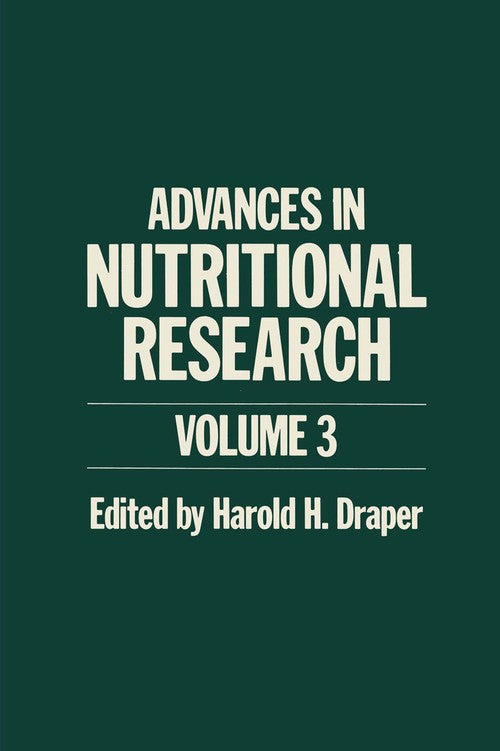 Advances in Nutritional Research by H Draper ISBN 9781475744507