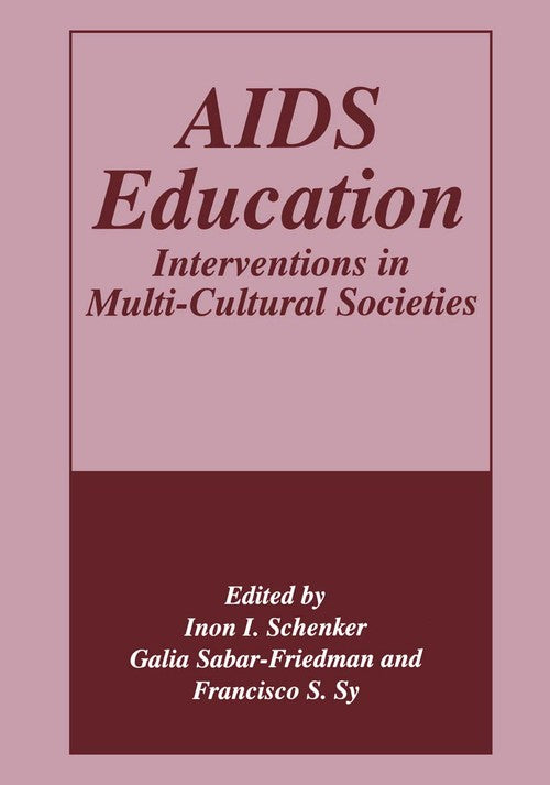 AIDS Education by G Sabar-Friedman ISBN 9781475791242