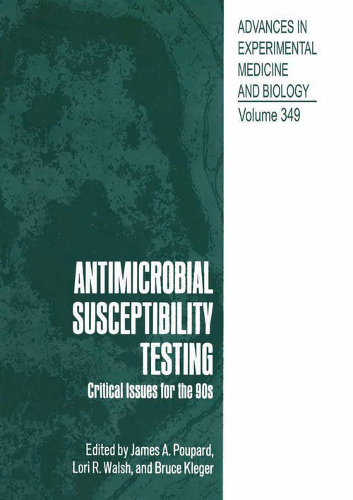 Antimicrobial Susceptibility Testing by James A Poupard ISBN 9781475792089