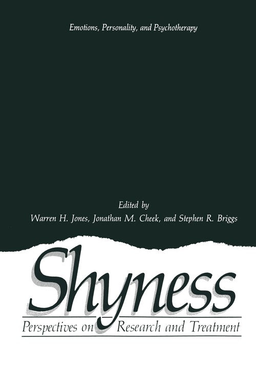 Shyness by Warren H Jones ISBN 9781489905277