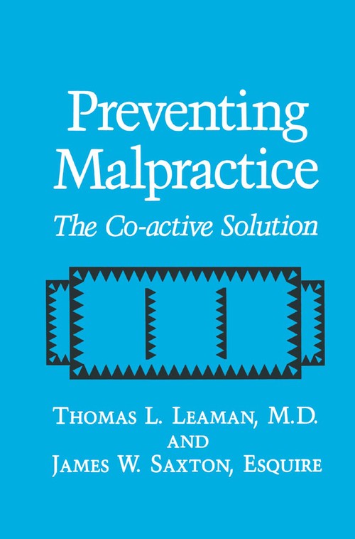 Preventing Malpractice by Tl Leaman ISBN 9781489911230