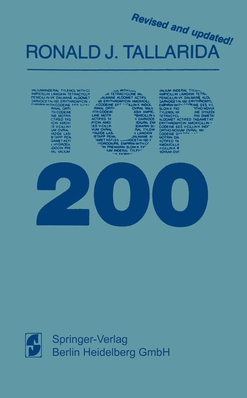 TOP 200 by Tallarida ISBN 9781489967480
