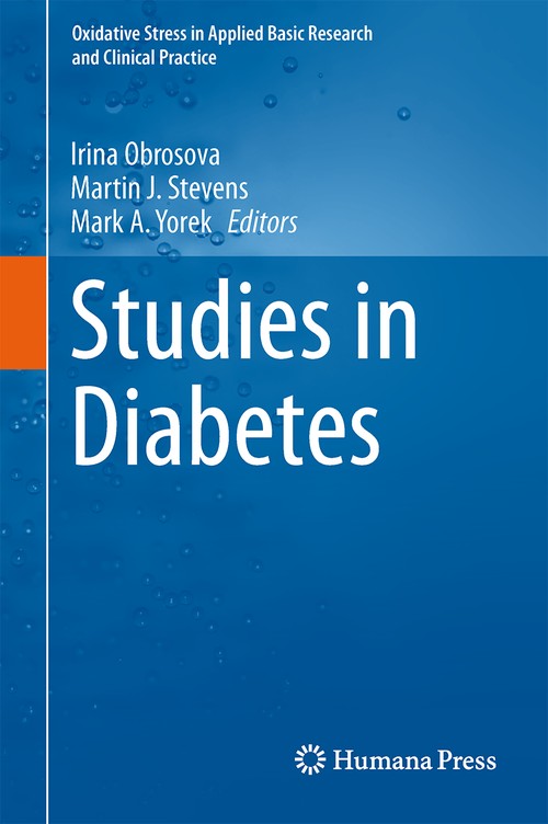 Studies in Diabetes by Irina Obrosova ISBN 9781489980342