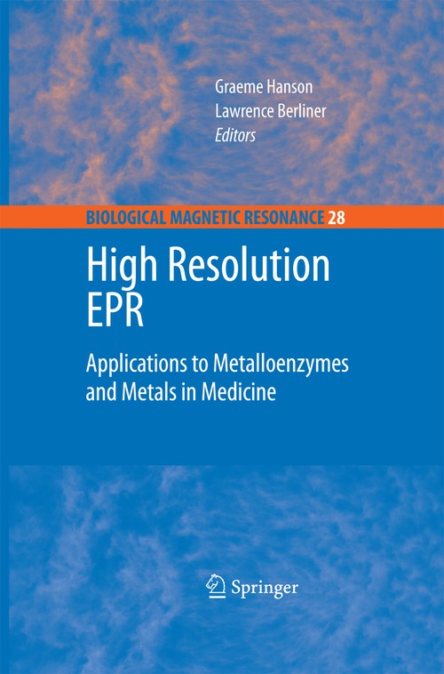 High Resolution EPR by Graeme Hanson ISBN 9781489983459
