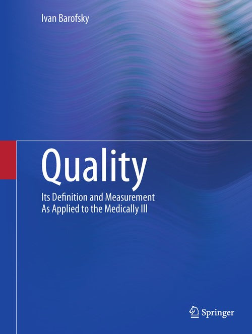 Quality by Ivan Barofsky ISBN 9781489991195