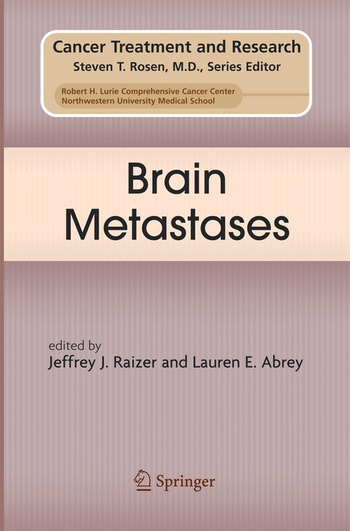 Brain Metastases by Jeffrey J Raizer ISBN 9781489996244