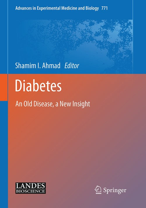 Diabetes by Shamim I Ahmad ISBN 9781493946723