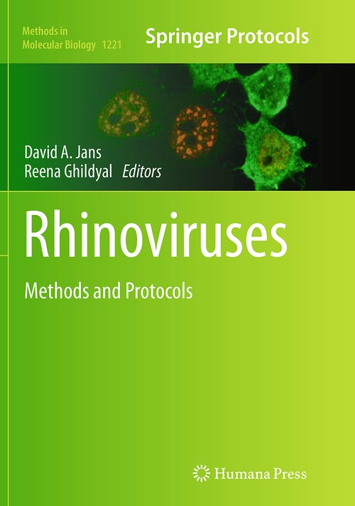 Rhinoviruses by David A Jans ISBN 9781493955336