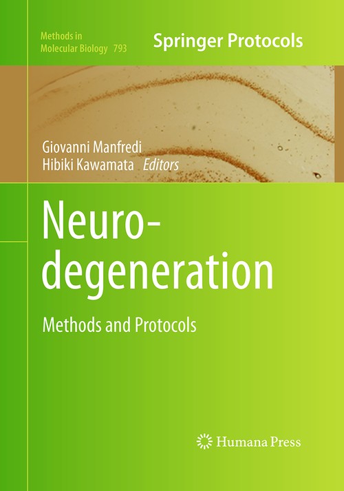 Neurodegeneration by Giovanni Manfredi ISBN 9781493962204