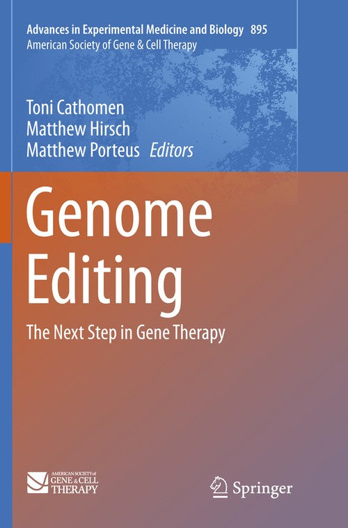 Genome Editing by Toni Cathomen ISBN 9781493980611