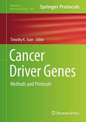 Cancer Driver Genes by Timothy K Starr ISBN 9781493989669