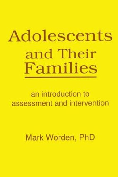 Adolescents and Their Families by Terry S Trepper ISBN 9781560241027