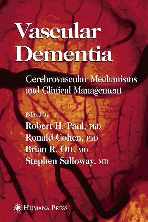 Vascular Dementia by Robert H Paul ISBN 9781588293664