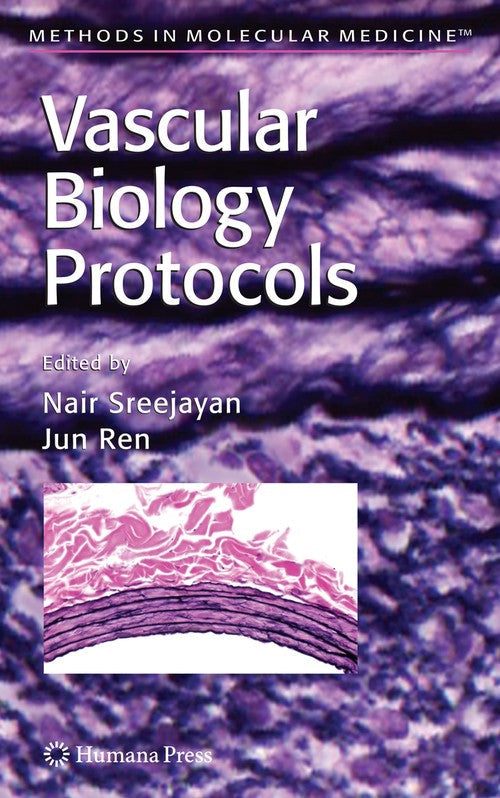 Vascular Biology Protocols by Nair Sreejayan ISBN 9781588295743