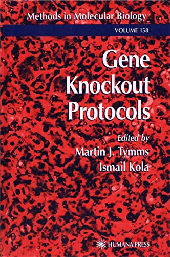 Gene Knockout Protocols by Martin J Tymms ISBN 9781617370809