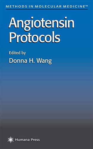 Angiotensin Protocols by Donna H Wang ISBN 9781617371769