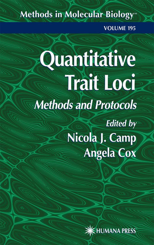Quantitative Trait Loci by Nicola J Camp ISBN 9781617372544