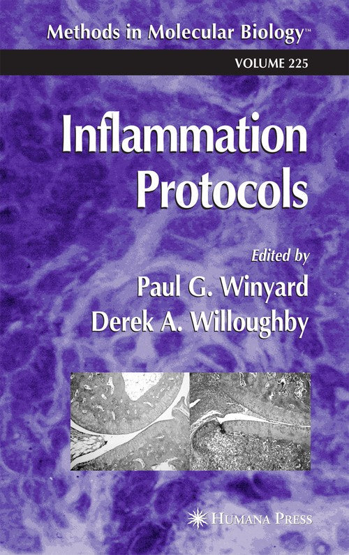 Inflammation Protocols by Paul G Winyard ISBN 9781617372827