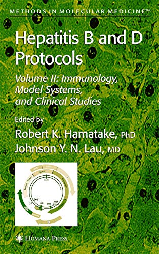 Hepatitis B and D Protocols by Robert K Hamatake ISBN 9781617373633