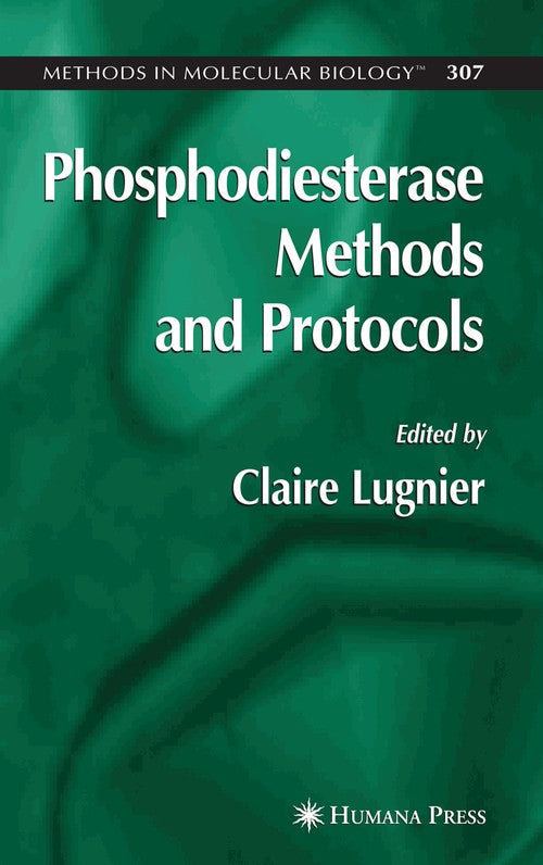 Phosphodiesterase Methods and Protocols by Claire Lugnier 9781617374876