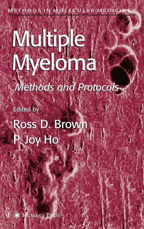 Multiple Myeloma by Ross D Brown ISBN 9781617375378