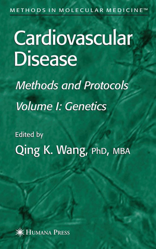 Cardiovascular Disease, Volume 1 by Qing Wang ISBN 9781617376498