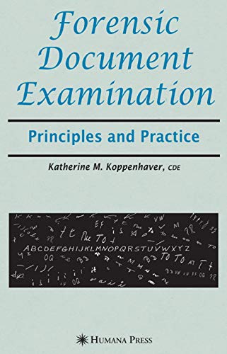 Forensic Document Examination by Katherine M Koppenhaver 9781617377532