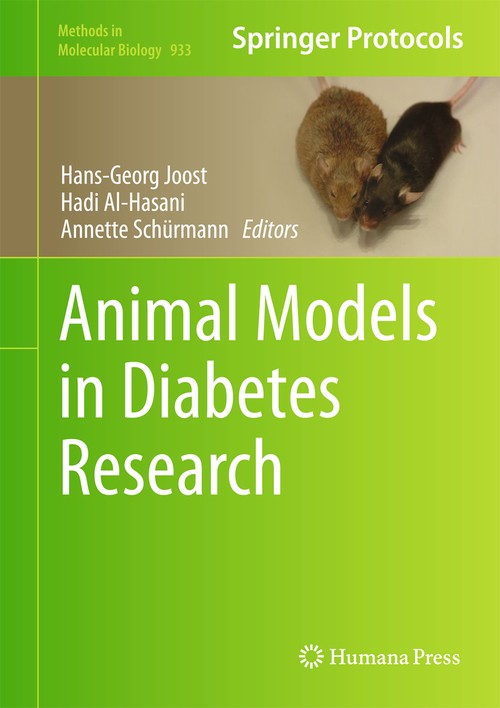 Animal Models in Diabetes Research by Hans-Georg Joost ISBN 9781627030670
