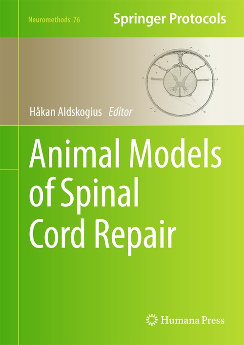 Animal Models of Spinal Cord Repair by Hkan Aldskogius ISBN 9781627031967