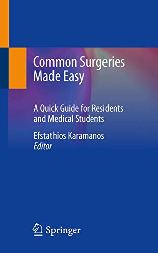 Common Surgeries Made Easy by Efstathios Karamanos ISBN 9783030413491