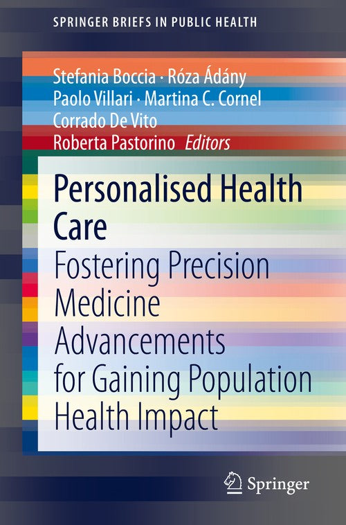Personalised Health Care by Stefania Boccia ISBN 9783030523985