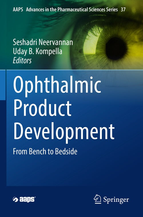 Ophthalmic Product Development by Seshadri Neervannan ISBN 9783030763695