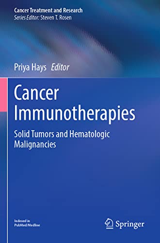Cancer Immunotherapies by Priya Hays ISBN 9783030963781