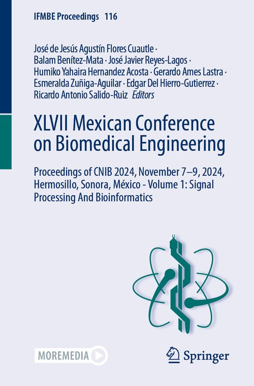 XLVII Mexican Conference on Biomedical Engineering by Jos Florescuautle ISBN 9783031821226