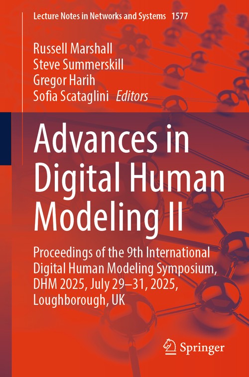 Advances in Digital Human Modeling II by Russell Marshall ISBN 9783032008381