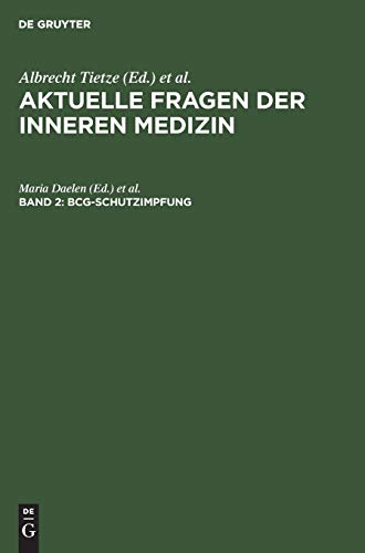 BCG-Schutzimpfung by Maria Daelen ISBN 9783110054019