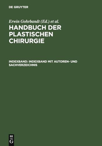 Indexband mit Autoren- und Sachverzeichnis by Joachim Christian Gabka ISBN 9783110066753