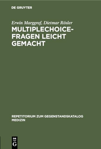 Multiplechoice-Fragen leicht gemacht by Erwin Marggraf ISBN 9783110077810