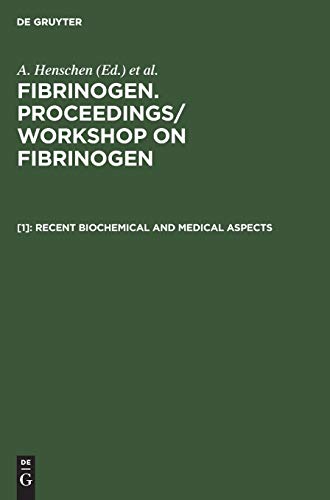 Recent biochemical and medical aspects by A Henschen ISBN 9783110085433