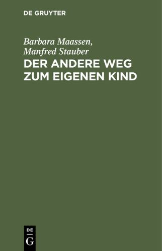 Der andere Weg zum eigenen Kind by Barbara Maassen ISBN 9783110101935