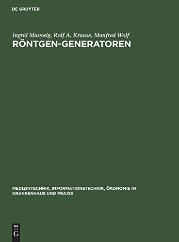 Rntgen-Generatoren by Ingrid Masswig ISBN 9783110102505