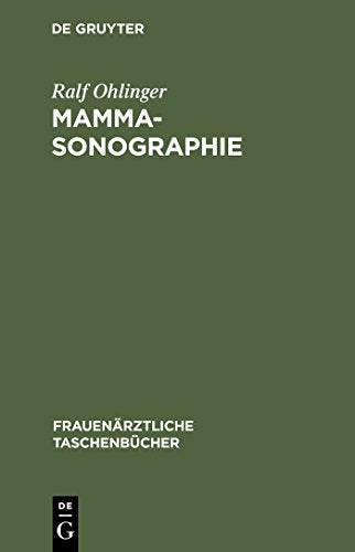 Mammasonographie by Ralf Ohlinger ISBN 9783110174533