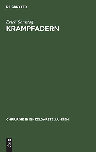 Krampfadern by Erich Sonntag ISBN 9783110985481