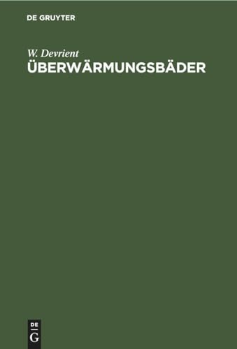 berwrmungsbder by W Devrient ISBN 9783112600276