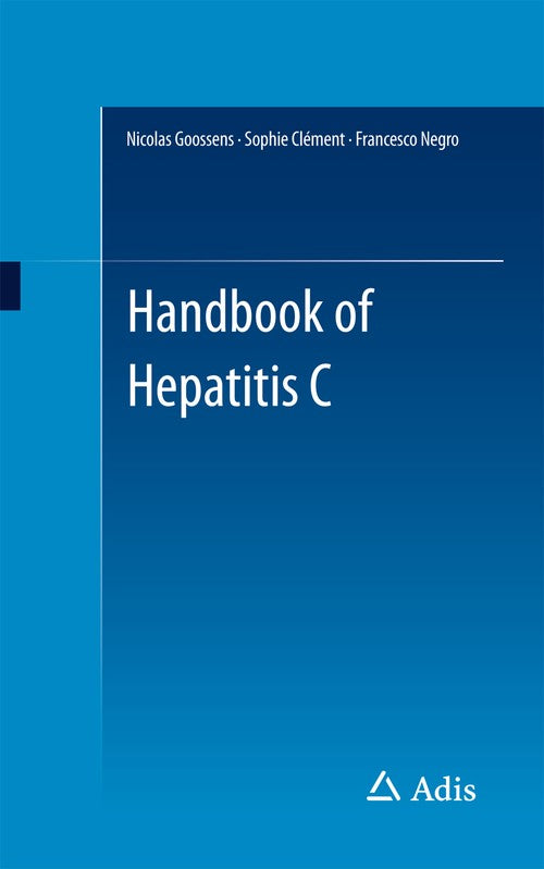 Handbook of Hepatitis C by Nicolas Goossens ISBN 9783319280516
