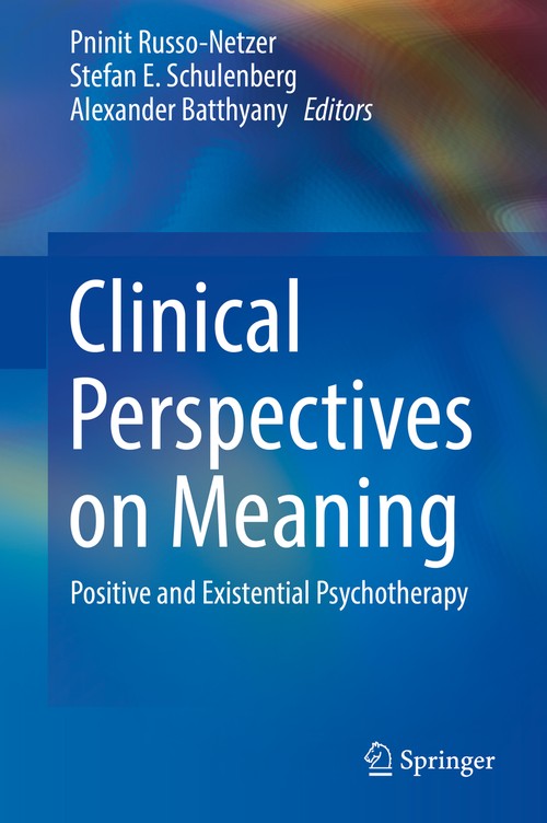 Clinical Perspectives on Meaning by Pninit Russo-Netzer ISBN 9783319413952
